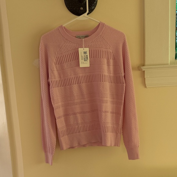 Autumn Cashmere Sweaters - Pink Knit Sweater